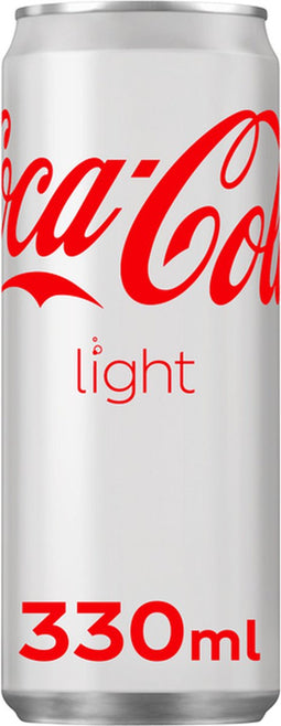 Frisdrank Coca Cola Light blikje 0.33l - 24 stuks