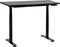 Bureau elektrisch verstelbaar zwart 120 x 72 cm DESTINAS