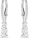 Swarovski Attract Trilogy - Oorstekers - Zilverkleurig