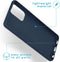 iMoshion Hoesje Geschikt voor Samsung Galaxy A32 (4G) Hoesje Siliconen - iMoshion Color Backcover - Donkerblauw