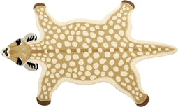 YONA - Kindervloerkleed - Beige - 100 x 160 cm - Wol