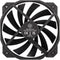 Silverstone Shark Force 160 - Ventilator 160mm - Fluid Bearing - 38,1dB(A)