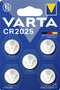 Varta CR2025 - Knoopcel batterij 3V lithium - 50 stuks