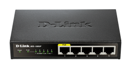 D-Link DES 1005P - 5-Port Fast Ethernet PoE Switch - 1 Gbps omschakelcapaciteit