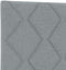 vidaXL - Hoofdbord - Diamond - Blocks - Ontwerp - Lichtgrijs - 200 - cm - Stof