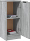 vidaXL - Dressoir - 30x30x70 - cm - bewerkt - hout - grijs - sonoma - eikenkleurig