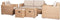 Your Own Living Couto Sofa Loungeset - Bamboo