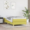 vidaXL - Bedframe - zonder - matras - 100x200 - cm - stof - groen