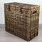 Migo Styling - Wasmand - Duo - 2 klep - Naturel - Brown - 70x35xH65 - Riet - Rotan - Rechthoek