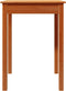 vidaXL - Wandtafel - 55x55x75 - cm - massief - grenenhout - wasbruin