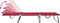 vidaXL - Opvouwbaar - Ligbed - Draagbaar - Rood - 600D - Oxford - Stof