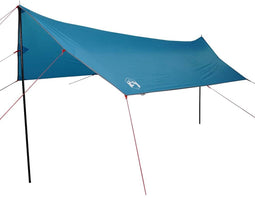 vidaXL - Kampeerluifel - waterdicht - 460x305x210 - cm - blauw
