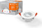 LEDVANCE Armatuur: voor plafond, SMART RECESS DOWNLIGHT TW AND RGB / 4 W, 22-…24- V, stralingshoek: 36, Tunable White, 3-65- K, body materiaal: polyprophylene (pp)/polyamid, IP2-