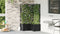 vidaXL - Tuinplanter - met - Trellis - 3 - stuks - Zwart - 80x80x143 - cm