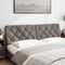 vidaXL - Hoofdbordkussen - 180 - cm - stof - taupe