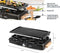 DOMO DO9261G - Raclette-grill 1400W - 8 personen - Zwart