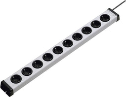 Ehmann 0200x00102301 Stekkerdoos 10-voudig Grijs Randaarde stekker 1 stuk(s)
