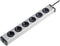 Ehmann 0600x00062031 Stekkerdoos 6-voudig Aluminium Randaarde stekker 1 stuk(s)