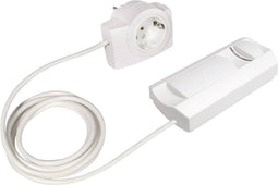 Ehmann 2660x0009 Snoerdimmer Geschikt voor lampen: Halogeenlamp, Gloeilamp Wit