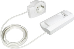 Ehmann 2660x0109 Snoerdimmer Geschikt voor lampen: Halogeenlamp, Gloeilamp Wit