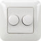 Ehmann 4260c0701 Dimmer (inbouw) Geschikt voor lampen: LED-lamp, Gloeilamp, Halogeenlamp Wit