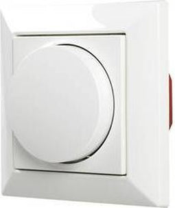 Ehmann 5591x0100 Draaidimmer Geschikt voor lampen: LED-lamp, Halogeenlamp, Gloeilamp Wit (RAL 9016)