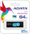 Adata UV220 - USB-stick 64GB - USB 2.0 - Zwart