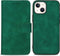 iMoshion Hoesje Geschikt voor iPhone 13 Mini Hoesje Met Pasjeshouder - iMoshion Uitneembare 2-in-1 Luxe Bookcase - Donkergroen