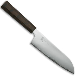 Yaxell HANA – 2-delige Messenset – Santokumes 16,5 cm & Universeelmes 12 cm – Damaststaal – Japa...