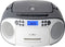 Reflexion RCR2260 - CD-speler met cassette en FM-radio - AUX-ingang en hoofdtelefoonaansluiting - Grijs-wit