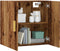 vidaXL - Wandkast - 60x31x60 - cm - bewerkt - hout - oud - houtkleurig