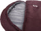 Outwell Campion Lux slaapzak - Aubergine Rood