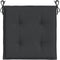 vidaXL - Tuinstoelkussens - 2 - st - 50x50x4 - cm - oxford - stof - zwart