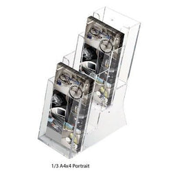 Klika - Folderbak 4-vak x 1/3A4 staand - 13 stuks