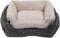 Jack and Vanilla JV softy Hondenmand Rozet grijs 60x52x18 cm hondenmanden