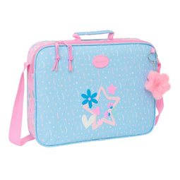 Schooltas BlackFit8 Smile Roze Licht Blauw 38 x 28 x 6 cm