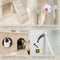 tectake® XXL Luxe Kattenkrabpaal - 186 cm - 2 kattenhuisjes 4 speelmuizen - Beige