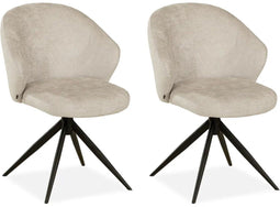 MX Sofa - Eetkamer stoel Jane - Natural (set van 2 stuks)