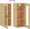 vidaXL - Wandkast - 34,5x34x90 - cm - sonoma - eikenkleurig