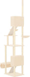 Kattenmeubel Vloer Tot Plafond 277-303 Cm Crèmekleurig