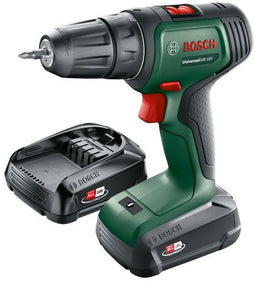 Bosch UniversalDrill 18V - Hamerboor - Draadloos - Zwart Groen
