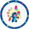 Serviesset - FUN HOUSE - STITCH AND ANGEL - Glas, bord Ø22 cm en Ø16 cm, bestek, waterfles en sna...
