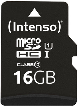 Intenso - Micro SDHC - 16GB Class 10 UHS-I - (1 stuk)