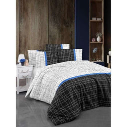 Beddengoedset - Dekbedovertrek 220 x 240 cm + 2 kussenslopen 60 x 60 cm - 65% katoen 35% polyester - Wit