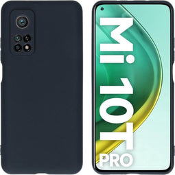 iMoshion Hoesje Geschikt voor Xiaomi Mi 10T Pro / Mi 10T Hoesje Siliconen - iMoshion Color Backcover - Zwart