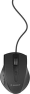 Gembird MUS-4B-02 - Bedrade Muis - Optische Sensor 1200dpi - Zwart