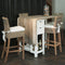 Riviera Maison Bartafel Inklapbaar - Wooster Street Bar Table - 50/180x80 cm - Wit