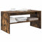 vidaXL - Tv-meubel - 80x40x40 - cm - bewerkt - hout - gerookt - eikenkleurig