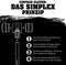 Halder SIMPLEX 3202.080 - Reservekop Middelhard 430 g - Zwart