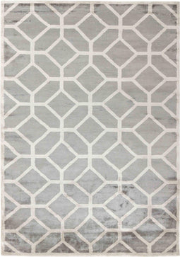 Cosmou Nouveau Vloerkleed - 60x90 - Rechthoek - Laagpolig Tapijt - Modern - Beige, Grijs